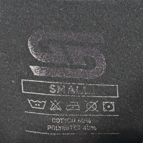 Gamer Supps Anime Waifu Girl Graphic T Shirt S Black Teal Adult Otaku Manga Tee - Picture 2 of 3